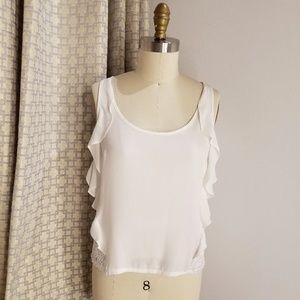 Dressy sleeveless lace top